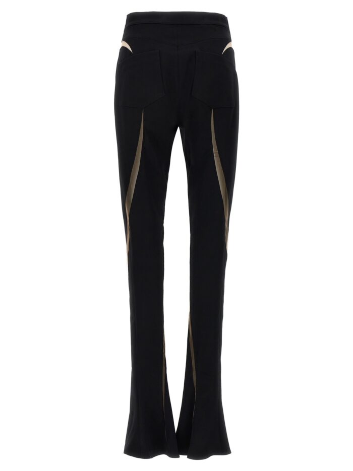 MUGLER Mesh Insert Leggings