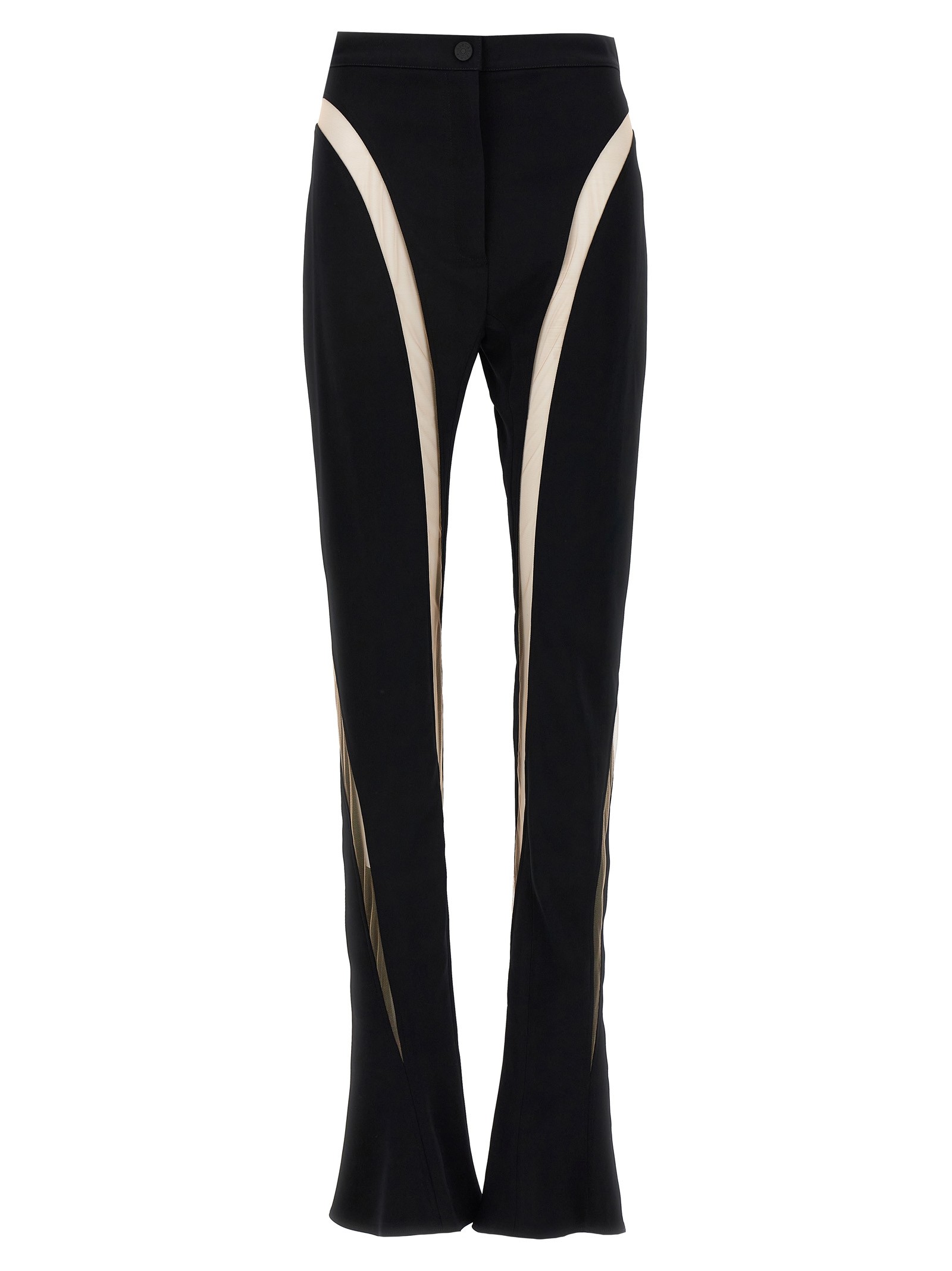 MUGLER Mesh Insert Leggings