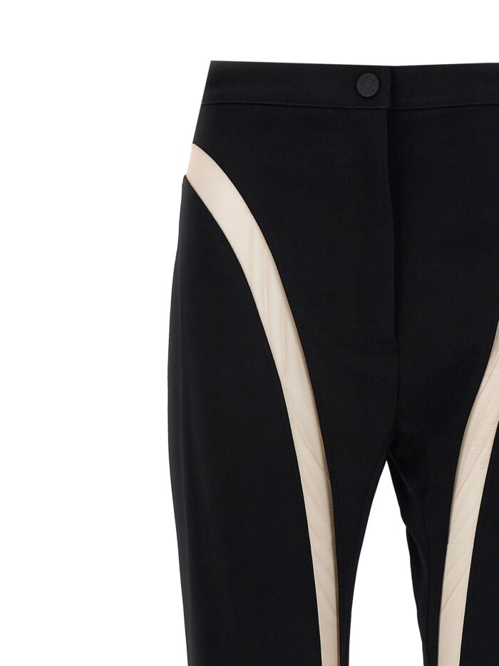MUGLER Mesh Insert Leggings
