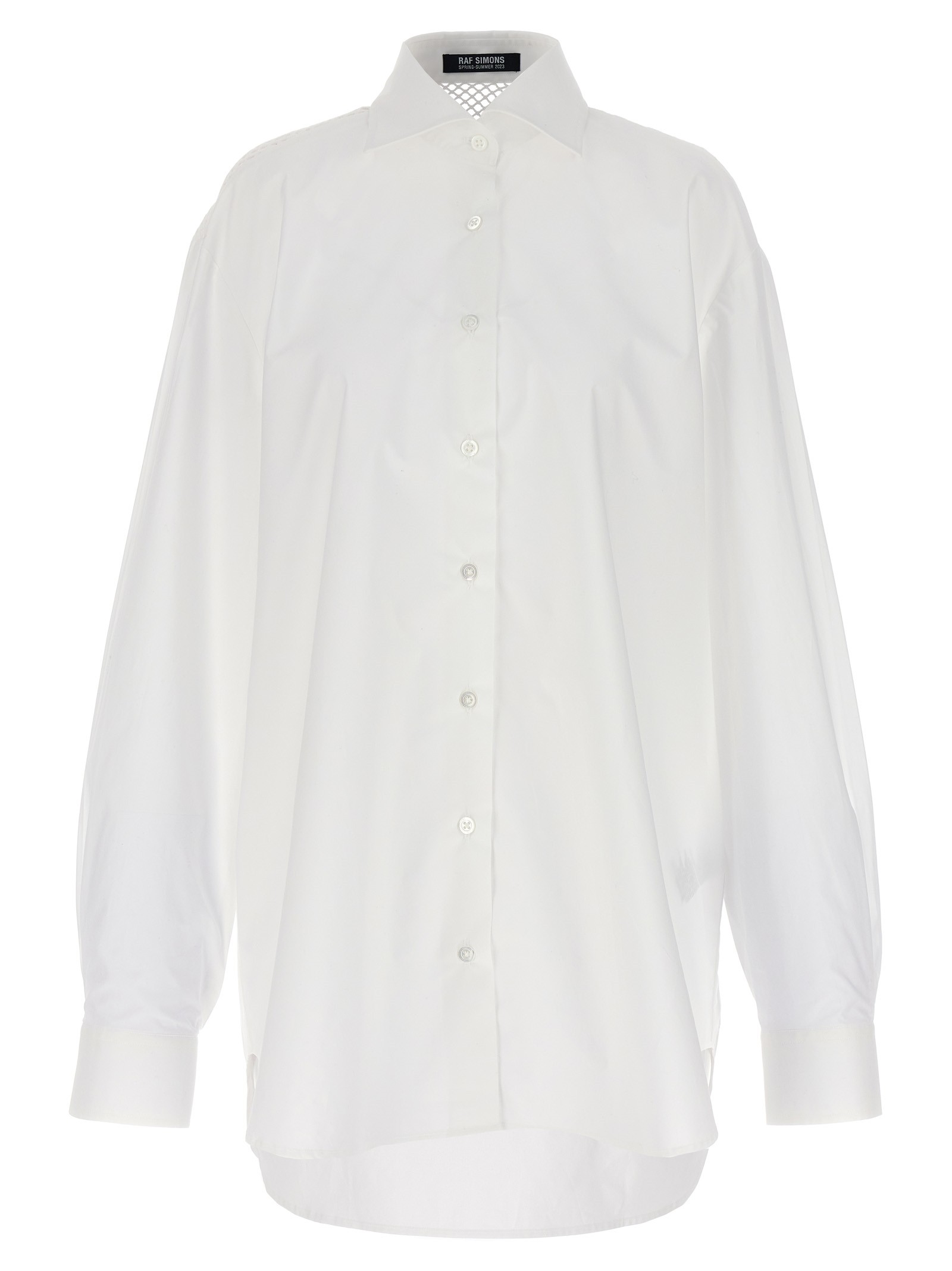 RAF SIMONS Mesh Insert Shirt