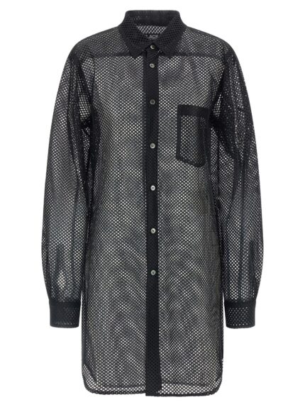 COMME DES GARCONS BLACK Mesh Shirt