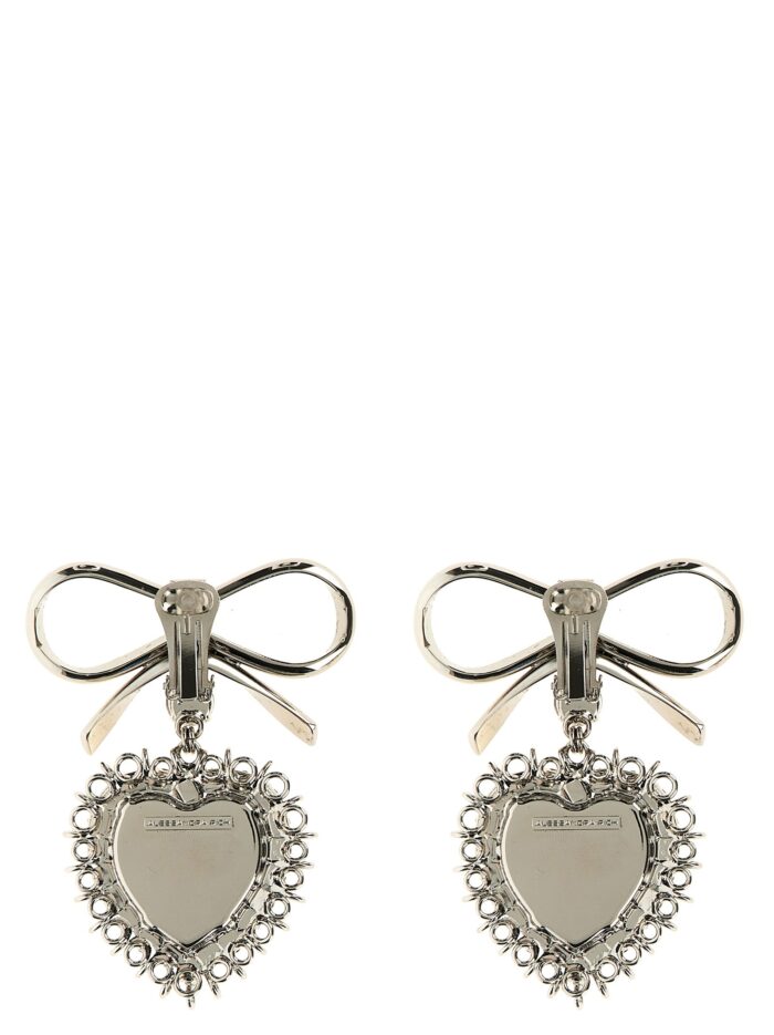 ALESSANDRA RICH Metal Bow Earrings