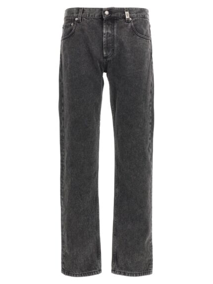MCQUEEN Metal Plate Jeans