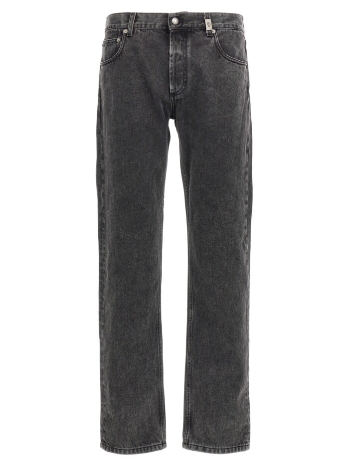 MCQUEEN Metal Plate Jeans