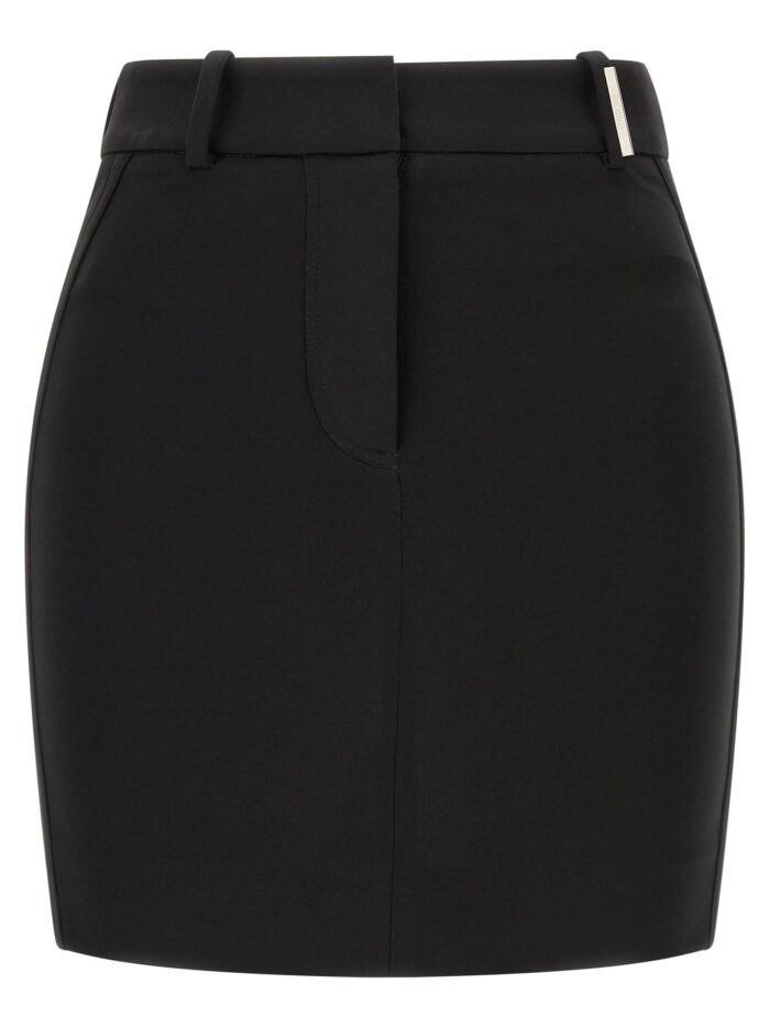 the attico metal plate skirt The Attico Metal Plate Skirt