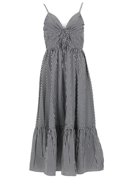 MICHAEL BY MICHAEL KORS ABITO LONGUETTE IN COTONE A QUADRETTI