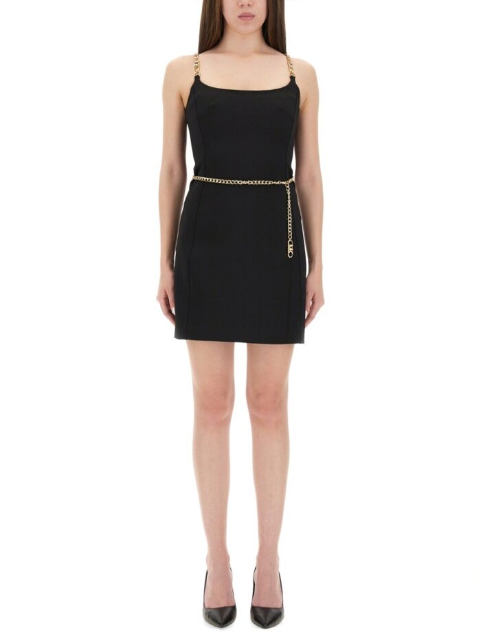 MICHAEL BY MICHAEL KORS BUSTIER MINIDRESS WITH BELT