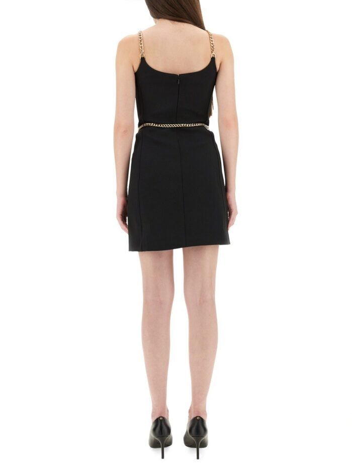 MICHAEL BY MICHAEL KORS BUSTIER MINIDRESS WITH BELT