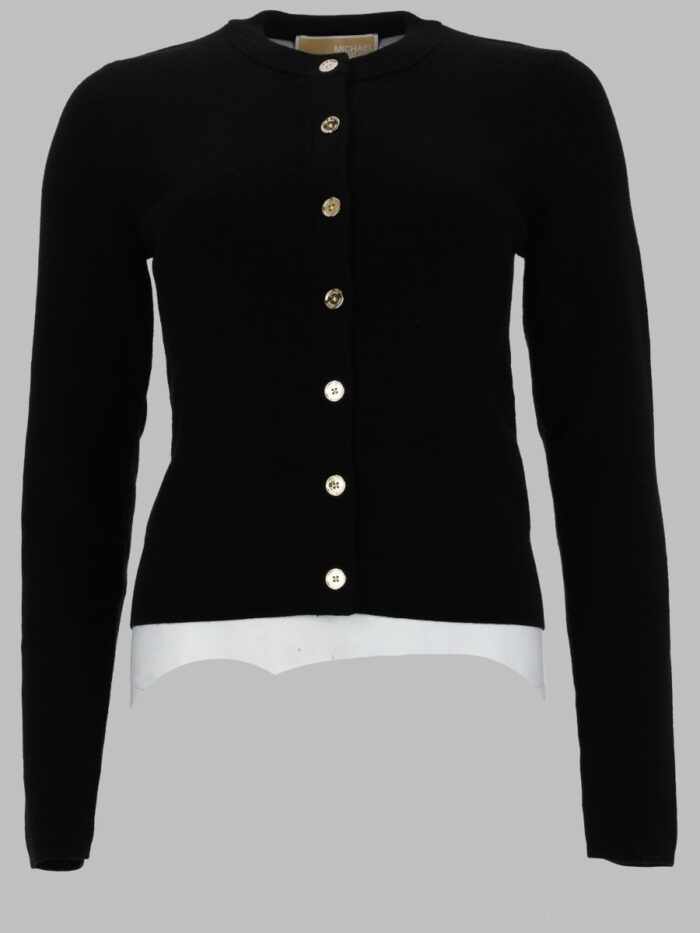 michael by michael kors cardigan in misto lana MICHAEL BY MICHAEL KORS CARDIGAN IN MISTO LANA