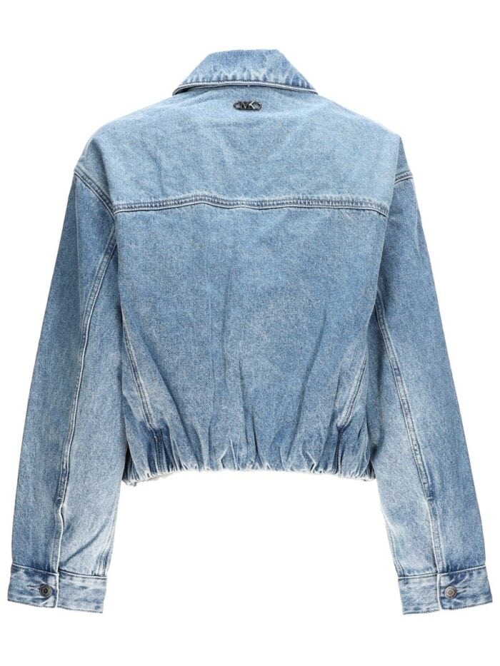 MICHAEL BY MICHAEL KORS DENIM BOMBER JACKET