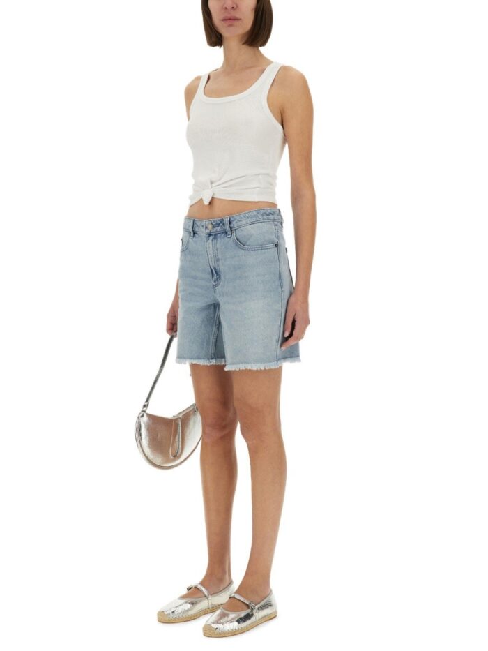 michael by michael kors denim boyfriend shorts MICHAEL BY MICHAEL KORS DENIM BOYFRIEND SHORTS