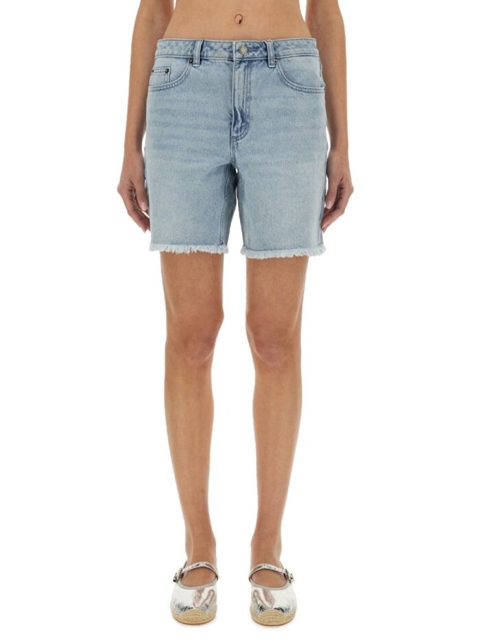 michael by michael kors denim boyfriend shorts MICHAEL BY MICHAEL KORS DENIM BOYFRIEND SHORTS