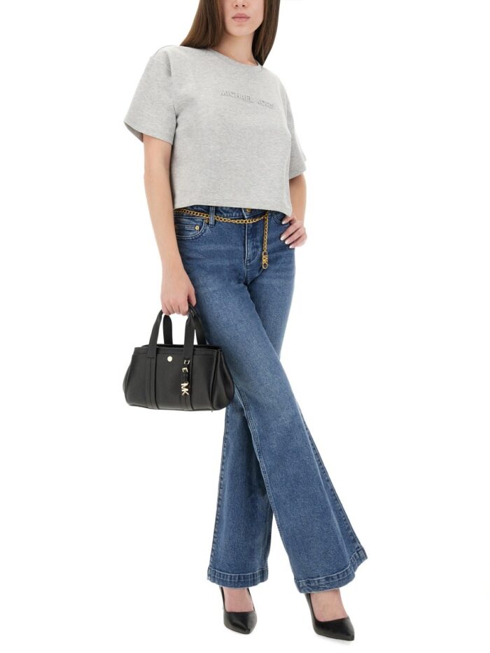 MICHAEL BY MICHAEL KORS FLARED JEANS WITH BELT