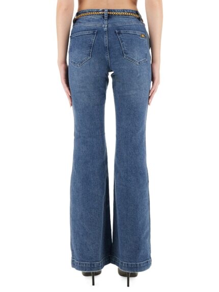 MICHAEL BY MICHAEL KORS FLARED JEANS WITH BELT