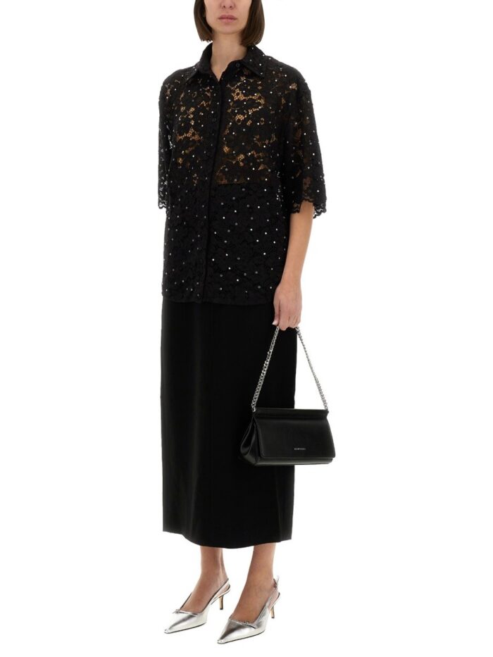 MICHAEL BY MICHAEL KORS FLORAL LACE SHIRT