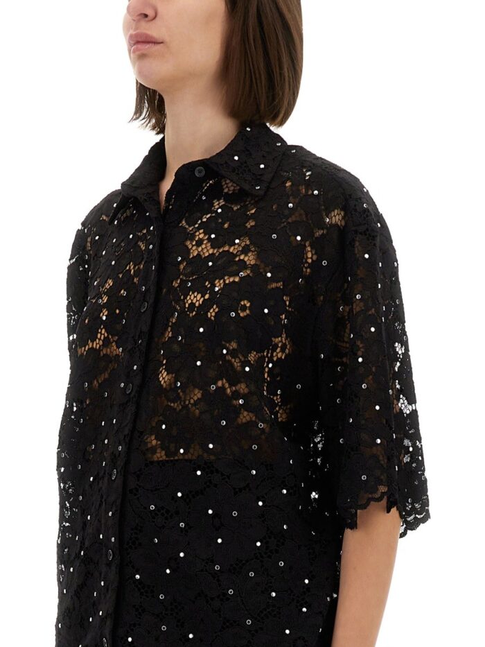 MICHAEL BY MICHAEL KORS FLORAL LACE SHIRT