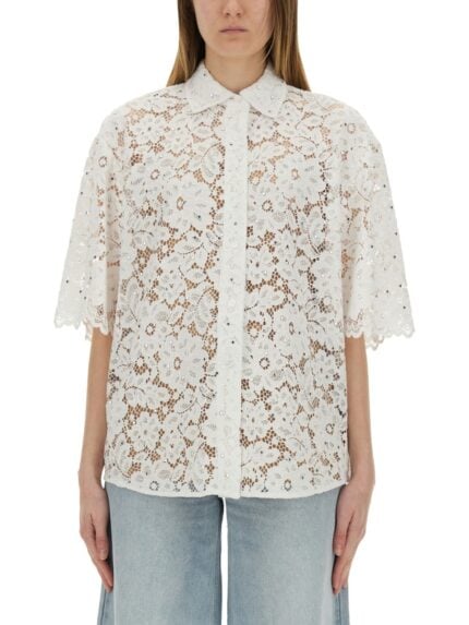 MICHAEL BY MICHAEL KORS FLORAL LACE SHIRT