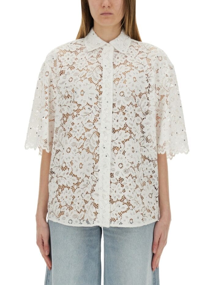 MICHAEL BY MICHAEL KORS FLORAL LACE SHIRT