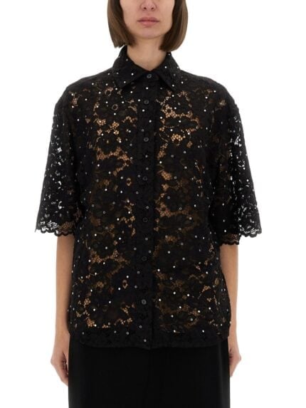 MICHAEL BY MICHAEL KORS FLORAL LACE SHIRT