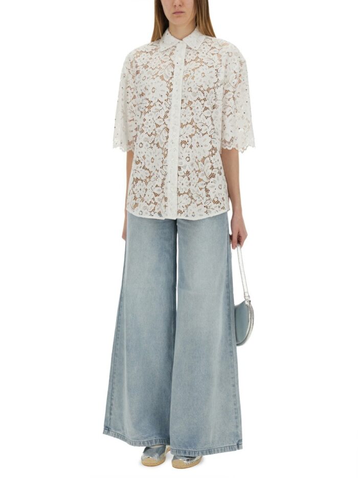 MICHAEL BY MICHAEL KORS FLORAL LACE SHIRT