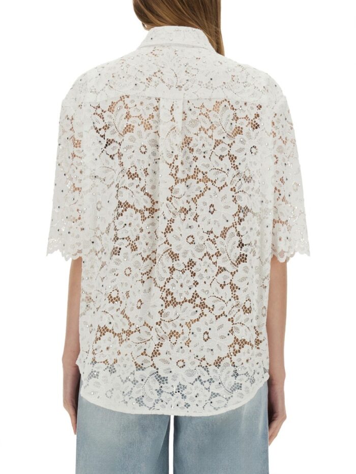 MICHAEL BY MICHAEL KORS FLORAL LACE SHIRT