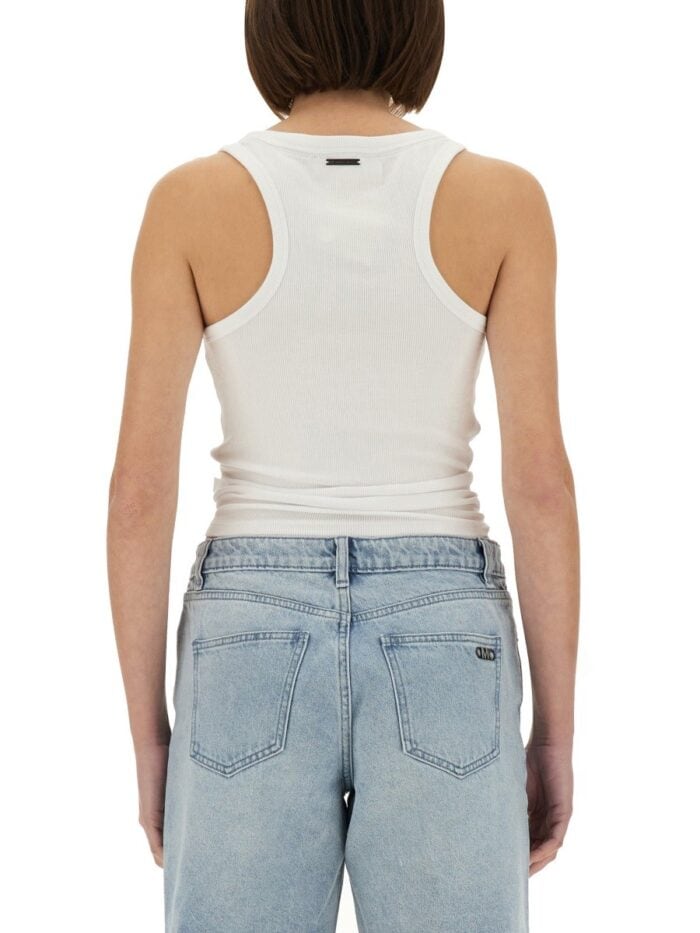 MICHAEL BY MICHAEL KORS KNIT TANK TOP WITH FRONT LACING