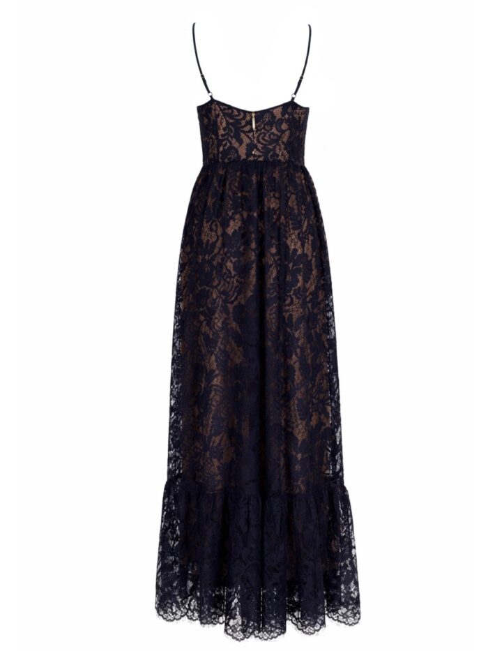 MICHAEL BY MICHAEL KORS LONG LACE DRESS