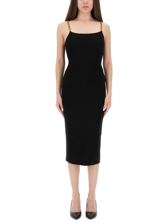 MICHAEL BY MICHAEL KORS LONGUETTE DRESS WITH DECORATIONS