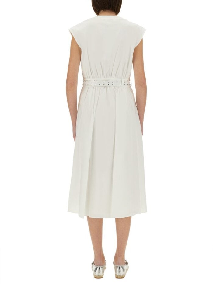 MICHAEL BY MICHAEL KORS MIDI DRESS WITH BELT