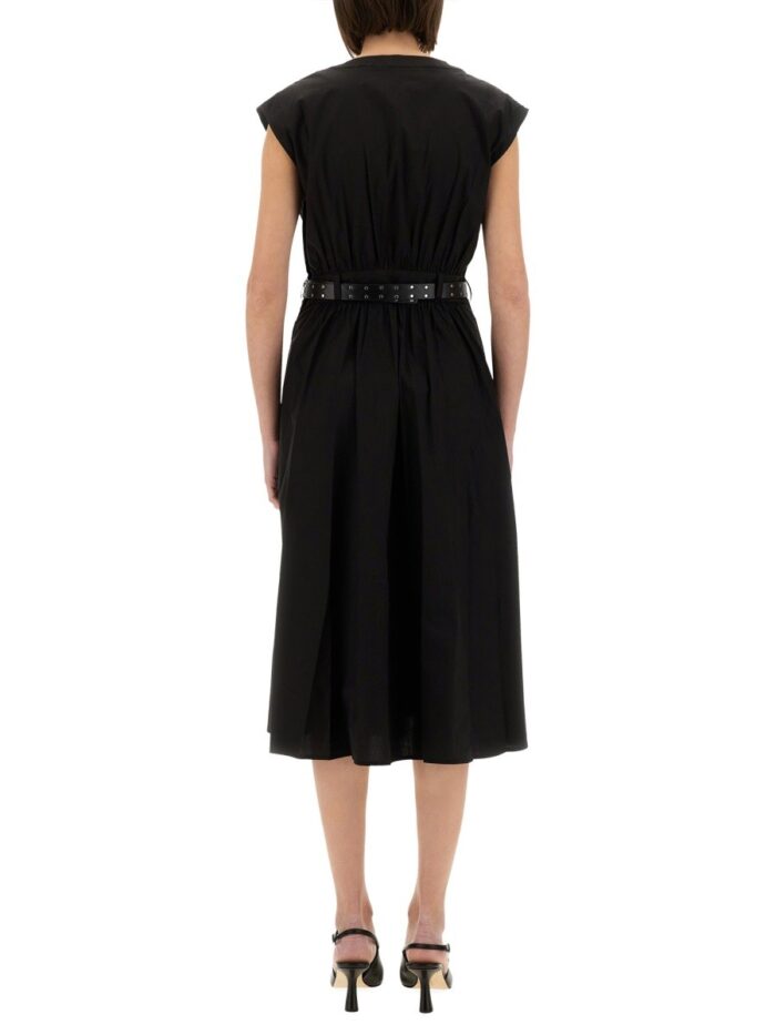 MICHAEL BY MICHAEL KORS MIDI DRESS WITH BELT