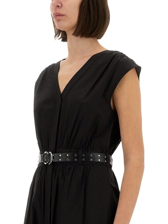 MICHAEL BY MICHAEL KORS MIDI DRESS WITH BELT