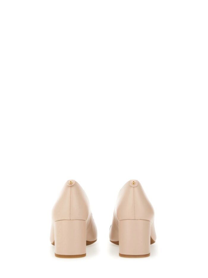 MICHAEL BY MICHAEL KORS "PEARL FLEX" LEATHER PUMPS
