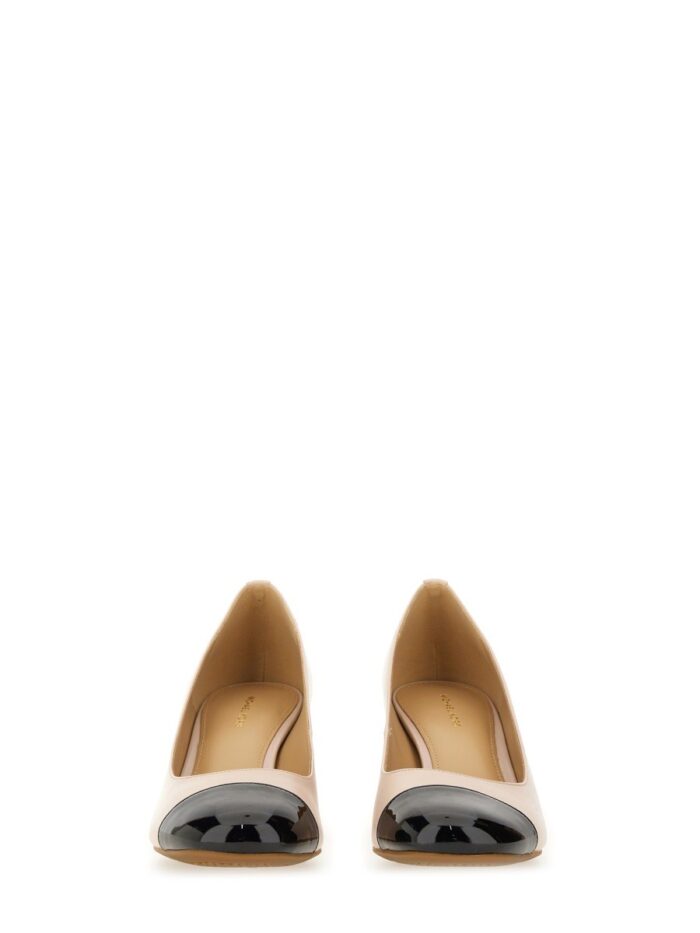 MICHAEL BY MICHAEL KORS "PEARL FLEX" LEATHER PUMPS