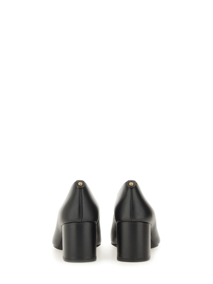 MICHAEL BY MICHAEL KORS "PEARL FLEX" LEATHER PUMPS