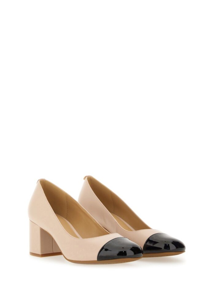 MICHAEL BY MICHAEL KORS "PEARL FLEX" LEATHER PUMPS