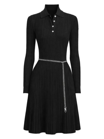 MICHAEL BY MICHAEL KORS Polo Shirt Dress With Belt