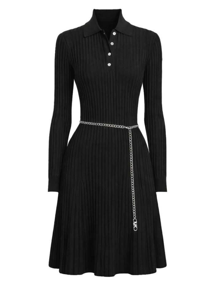 MICHAEL BY MICHAEL KORS Polo Shirt Dress With Belt