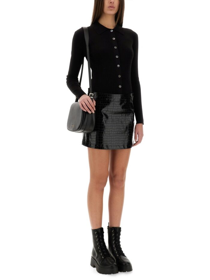 MICHAEL BY MICHAEL KORS RIBBED CARDIGAN