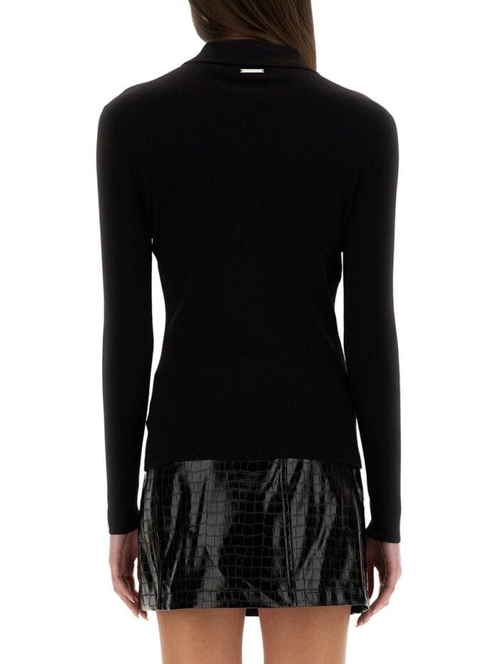 MICHAEL BY MICHAEL KORS RIBBED CARDIGAN