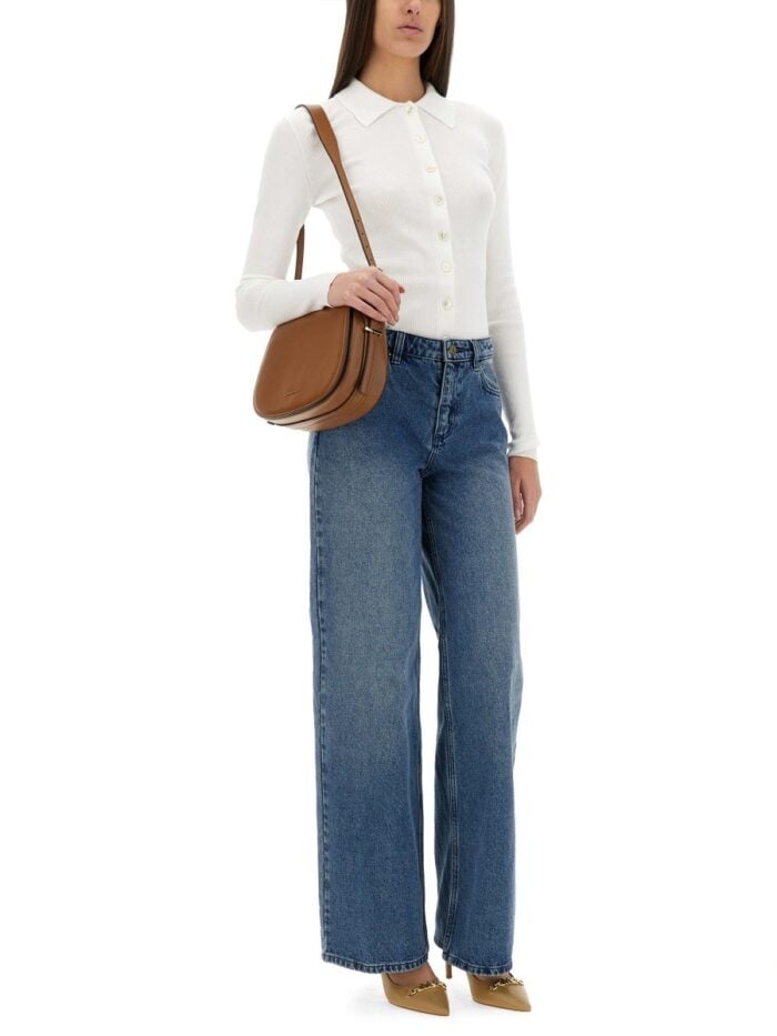 MICHAEL BY MICHAEL KORS RIBBED CARDIGAN
