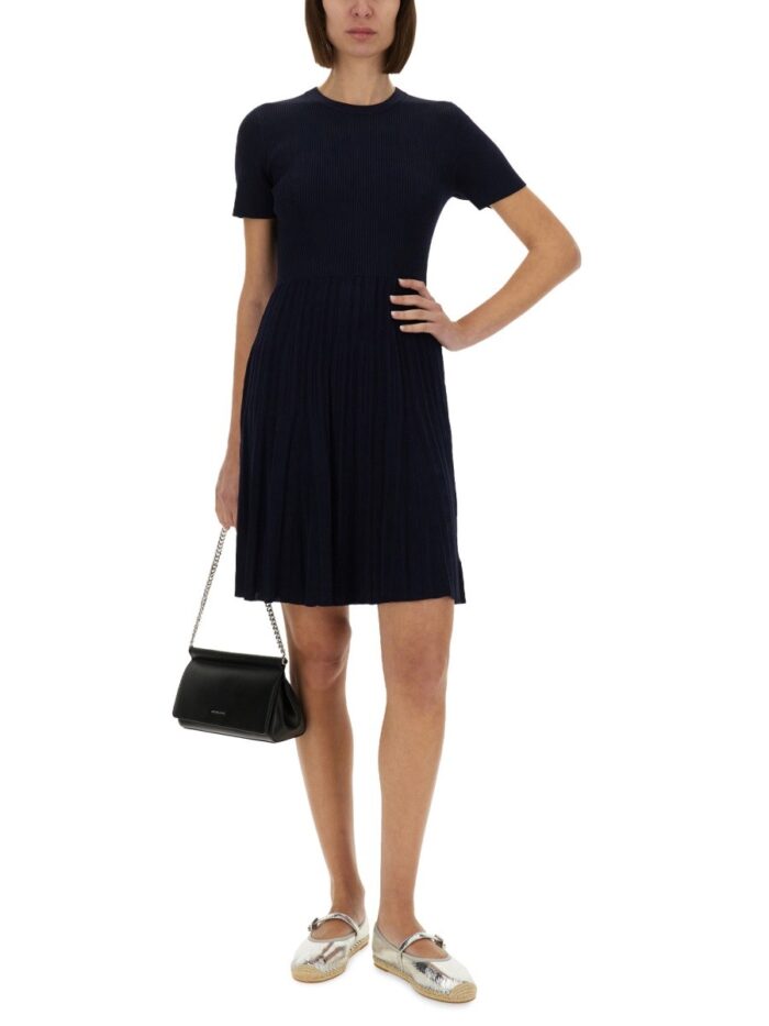 MICHAEL BY MICHAEL KORS RIBBED KNIT DRESS
