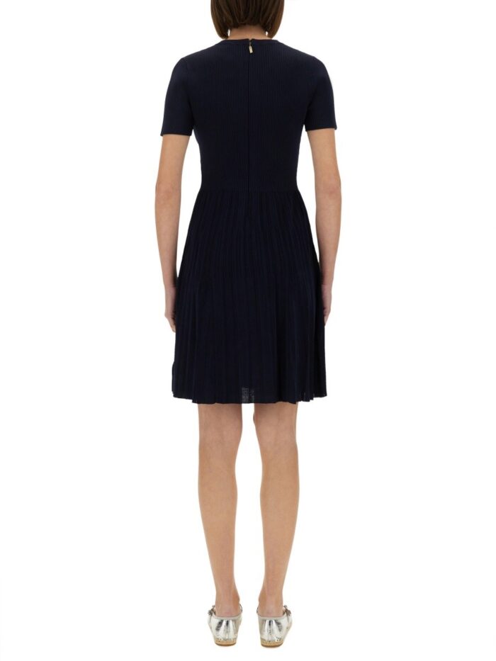 MICHAEL BY MICHAEL KORS RIBBED KNIT DRESS