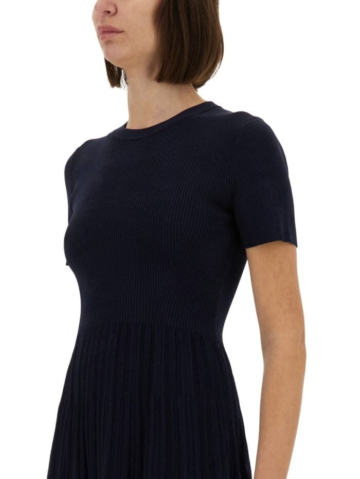 MICHAEL BY MICHAEL KORS RIBBED KNIT DRESS