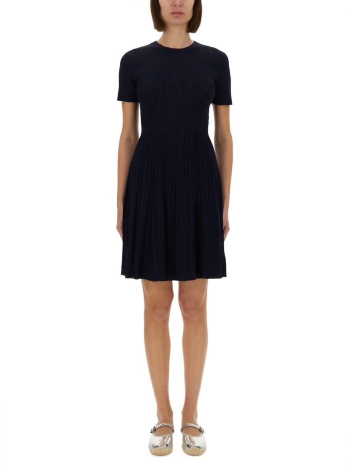 MICHAEL BY MICHAEL KORS RIBBED KNIT DRESS