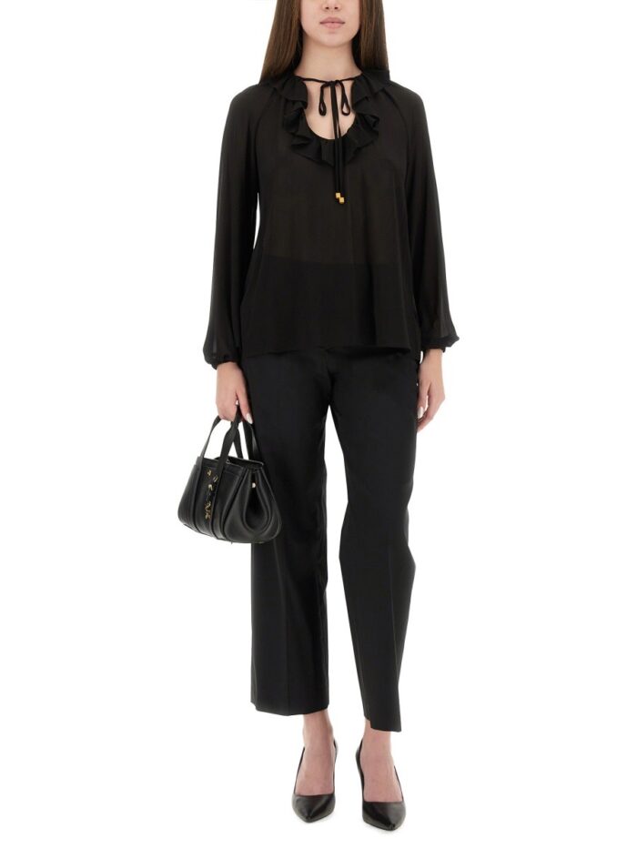 MICHAEL BY MICHAEL KORS RUFFLE BLOUSE
