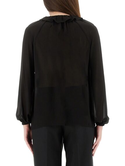 MICHAEL BY MICHAEL KORS RUFFLE BLOUSE