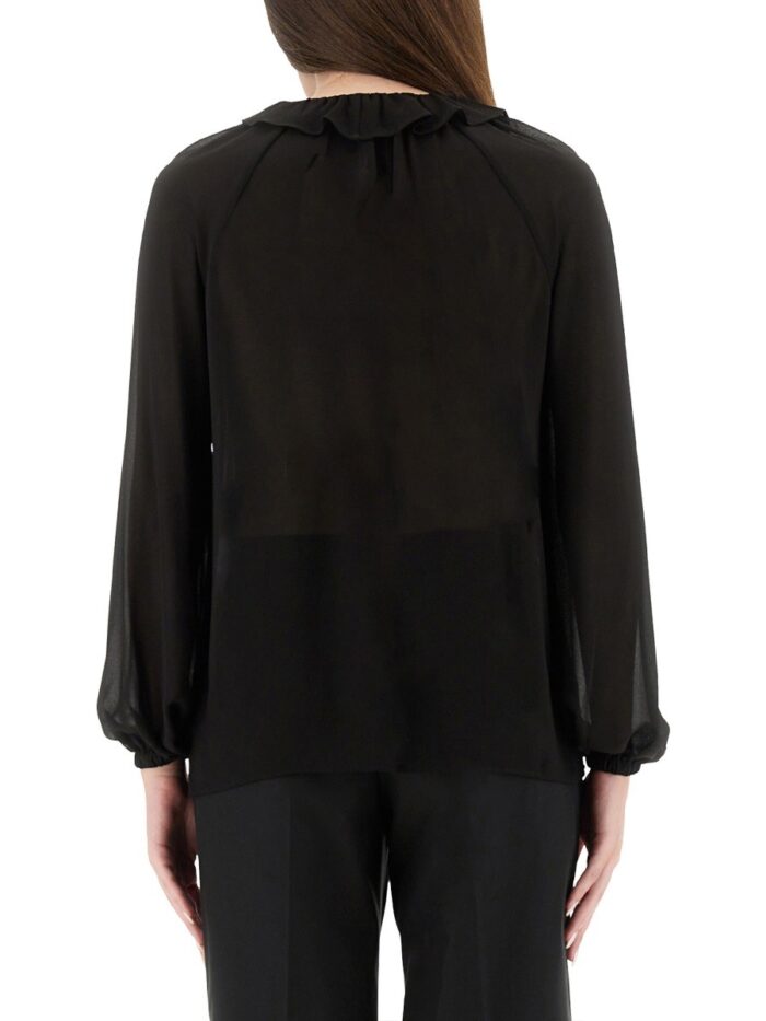 MICHAEL BY MICHAEL KORS RUFFLE BLOUSE