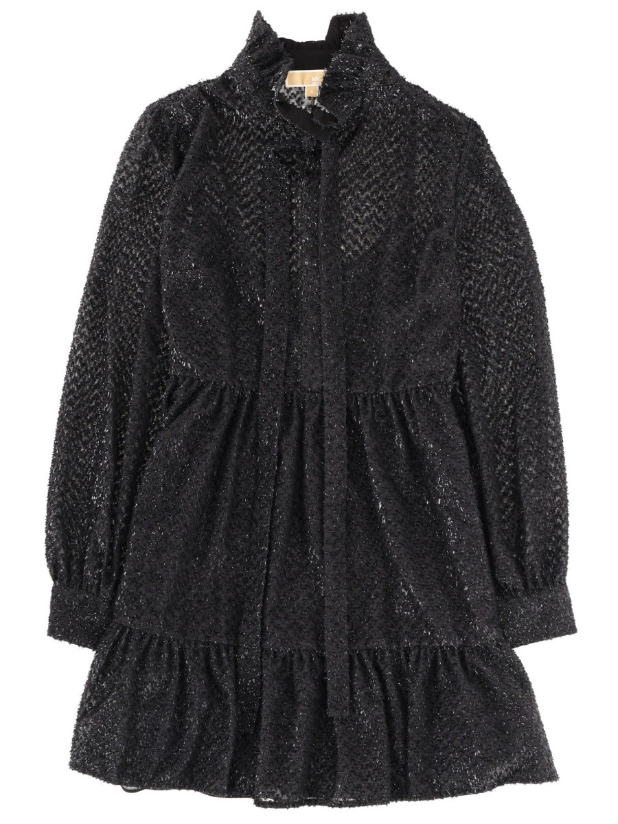 MICHAEL BY MICHAEL KORS SEMI-TRANSPARENT MINI DRESS