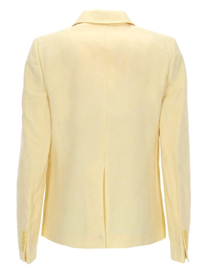 MICHAEL BY MICHAEL KORS SINGLE-BREASTED LINEN BLAZER