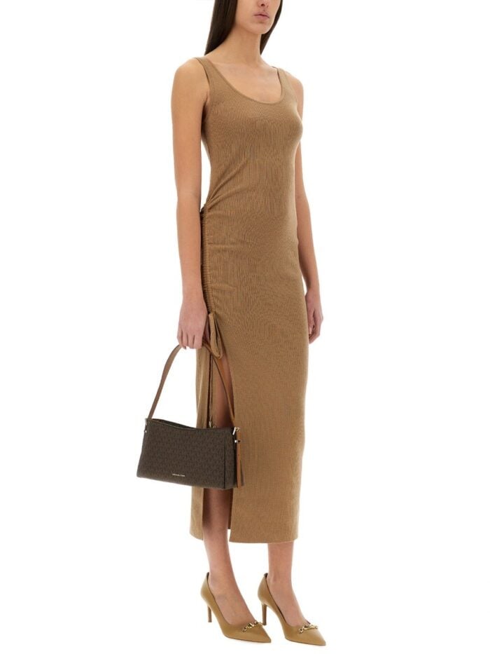 MICHAEL BY MICHAEL KORS STRETCH WOOL BLEND CAMISOLE DRESS